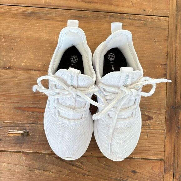 Adidas Cloudfoam Pure 2.0 Shoes Cloud White Kids   Sneakers tennis Shoes Size 11 - Picture 5 of 11